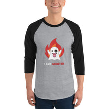 Load image into Gallery viewer, I Got Ghosted 3/4 sleeve raglan shirt