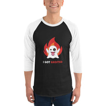 Load image into Gallery viewer, I Got Ghosted 3/4 sleeve raglan shirt